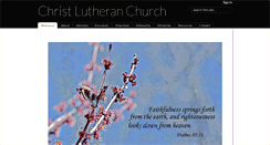 Desktop Screenshot of christlutheraneagan.org